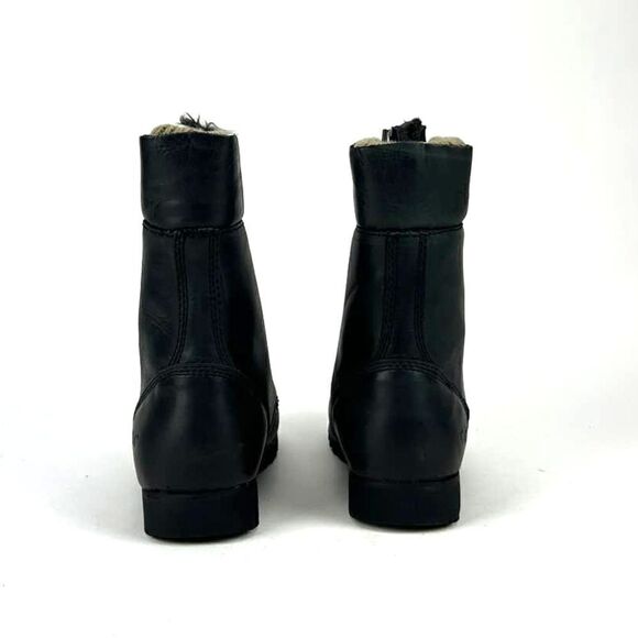 New Caterpillar CAT Women 7.5 US/EU 38.5 Winter Alexi Combat Black Ankle Boots - Picture 4 of 10